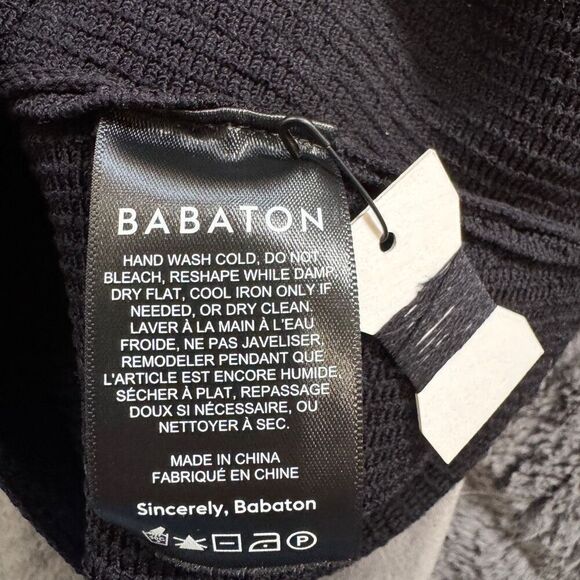 NWT Babaton Sculpt Knit One-Shoulder Cropped Tank size XS black - Picture 5 of 5